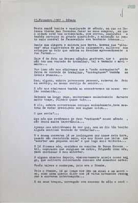 Crônica | 03 de novembro de 1962