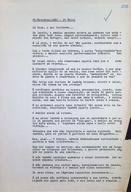 Crônica | 06 de novembro de 1962