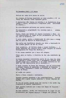 Crônica | 03 de dezembro de 1962