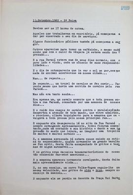 Crônica | 13 de setembro de 1962