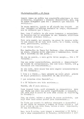 Crônica | 06 de setembro de 1962