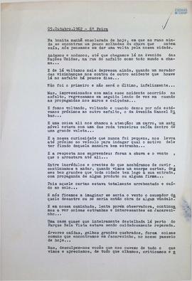 Crônica | 05 de outubro de 1962
