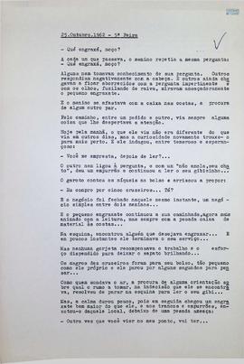 Crônica | 25 de outubro de 1962