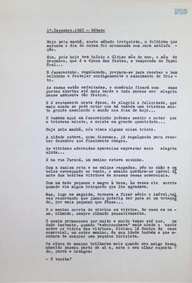 Crônica | 01 de dezembro de 1962