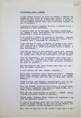 Crônica | 15 de setembro de 1962